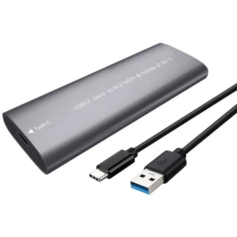 M. 2 NVME SSD Enclosure Case 10Gbps NGFF HDD Box M. 2 To USB 3.2 Type-C External For 2230/2242/2260/2280