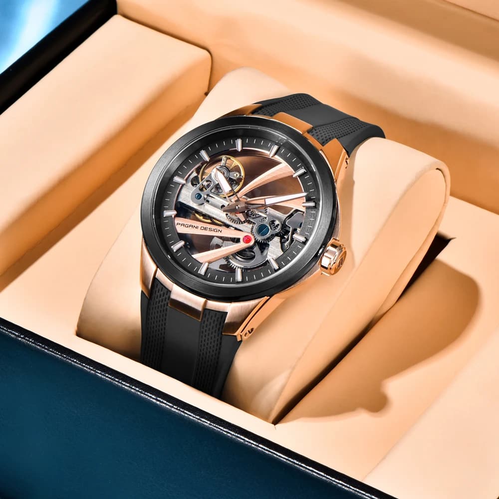 Nuovo Orologio da Uomo PAGANI DESIGN 2026, Orologio Meccanico Automatico di Lusso, Tourbillon Cavo, Impermeabile, Luminoso, Vetro Zaffiro AR