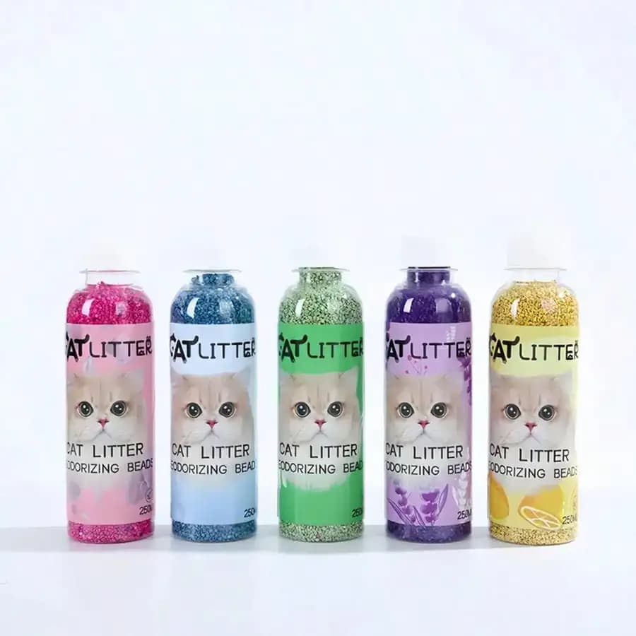 Perle Deodoranti per Lettiera per Gatti con Profumo Fresco - Elimina Odori in Modo Naturale a Base di Piante per Ambienti Puliti e Profumati per Animali Domestici