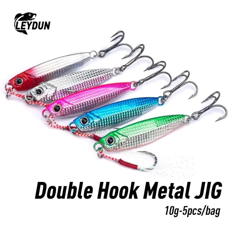 Japen Metallo Cast Jig Cucchiaio 5 pz Set Richiamo di Pesca 10G 15G 20G Mare Barca Shore Casting Lungo Lento Jigging Mare Esche Da Pesca Alla Trota