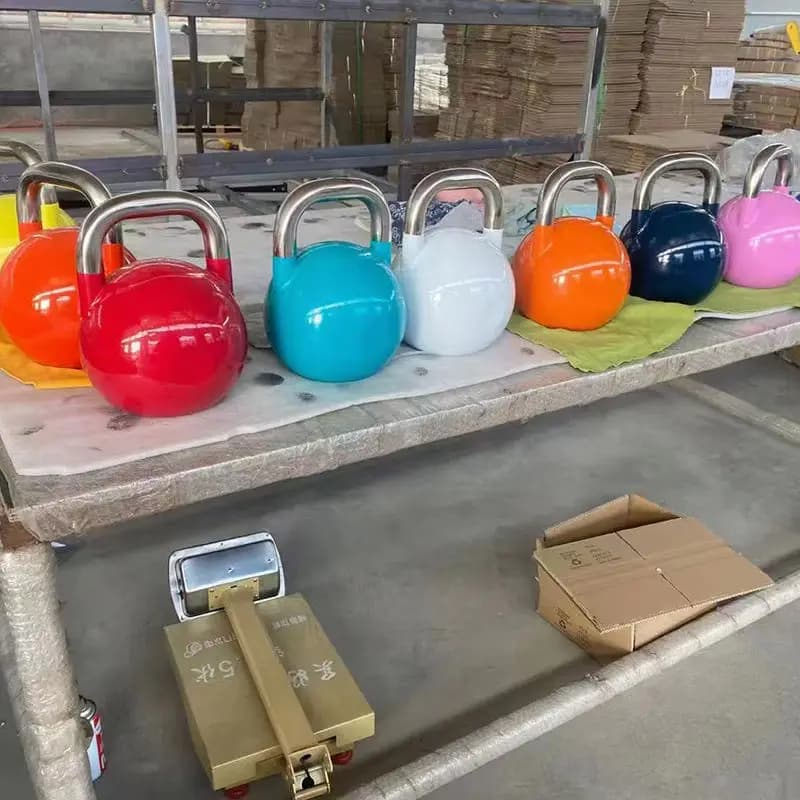 Kettlebell set for wholesale strength training in factory Kettlebell professional for competitions and gym