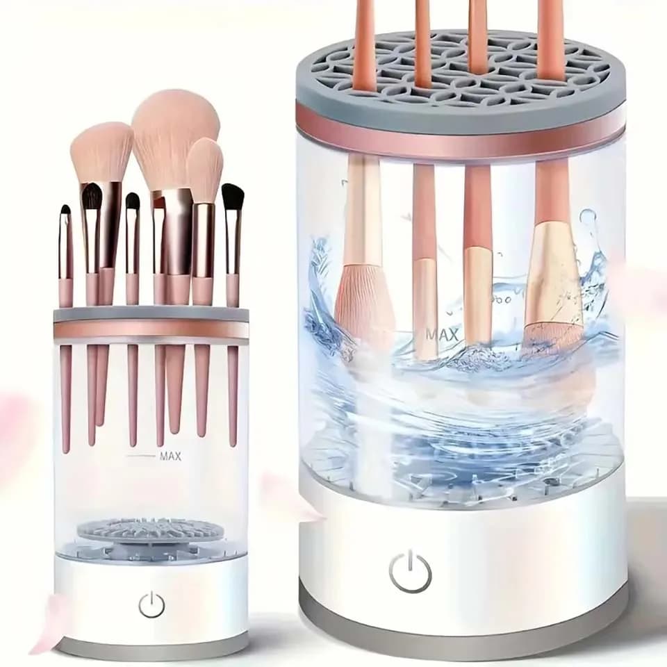 USB Powered Makeup Brush Cleaner and Dryer, Odorless, Battery-Free, Plug and Play, Essential Beauty Tool for Cosmetic Brushes