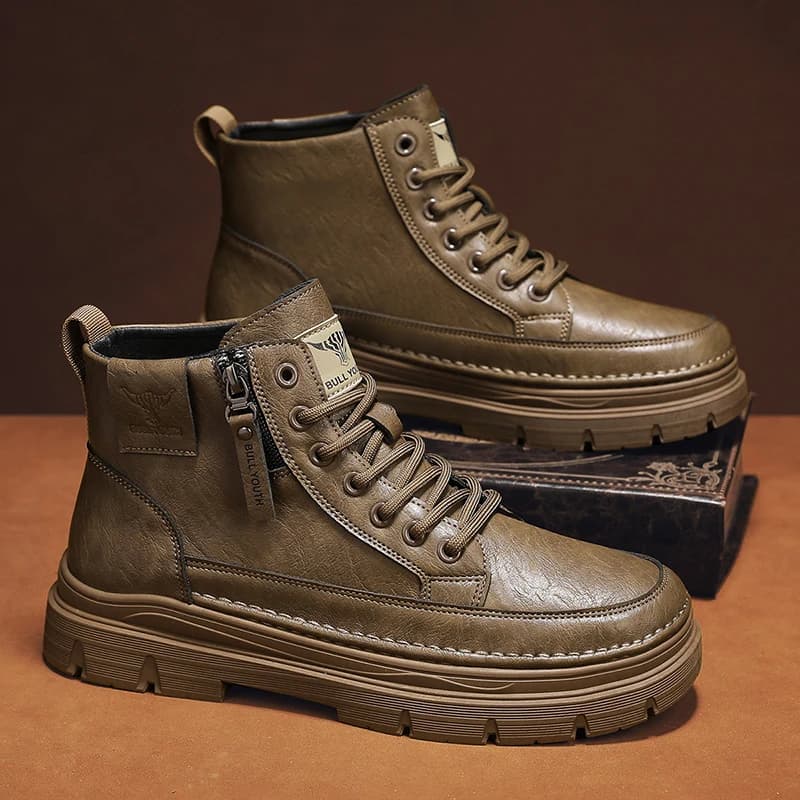 Men's Fashion Short Boots, Anti-Slip Durable, Essential Streetwear, All Seasons