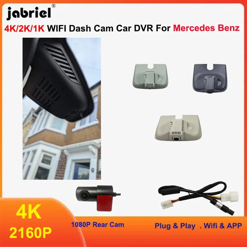 Dash Cam 4K 2160P Registratore Video Wifi Telecamera per Auto per Mercedes Benz ML w166 w164 ml320 ml350 GL x164 x166 gl320 gl350 gl450