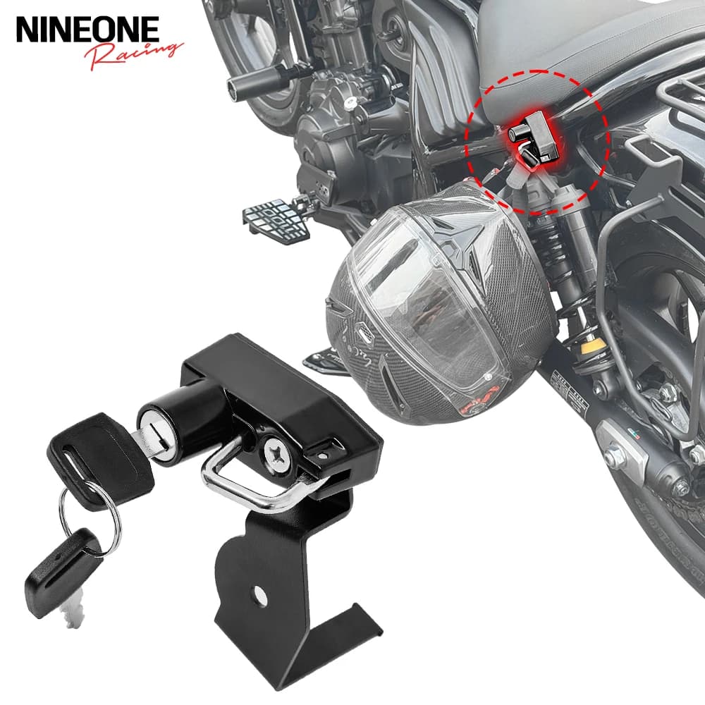CMX1100 Ganci per casco Serrature Adattatore per uncinetto Gancio di supporto Blocco Gancio di stoccaggio adatto per Honda REBEL CMX1100 CMX 1100 DCT 2021-2026