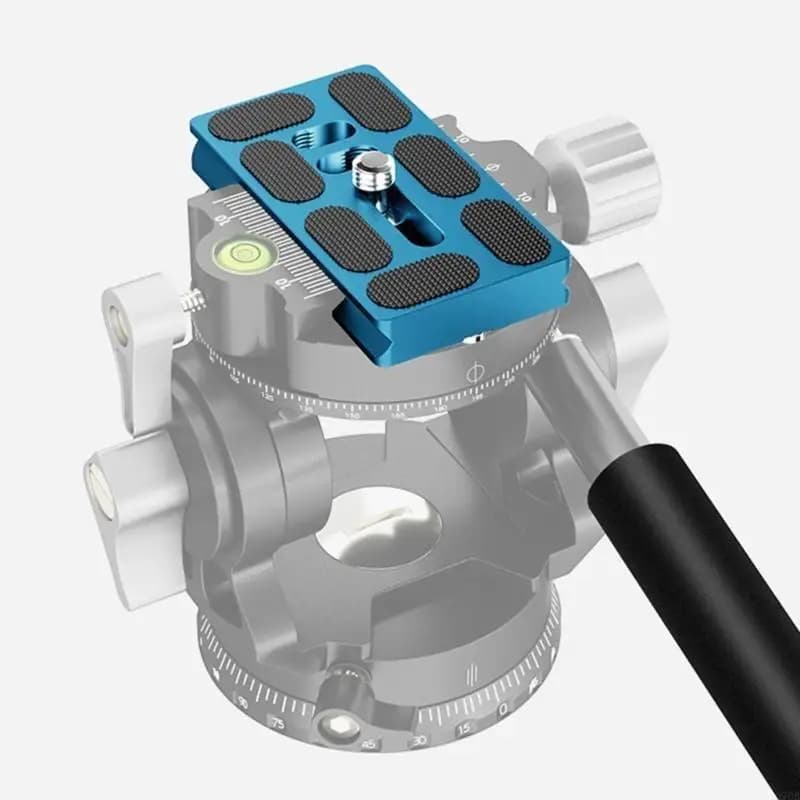 Upgrades Secure Camera Mounting Quick Release Plate Stable Metal Camera QR Plate