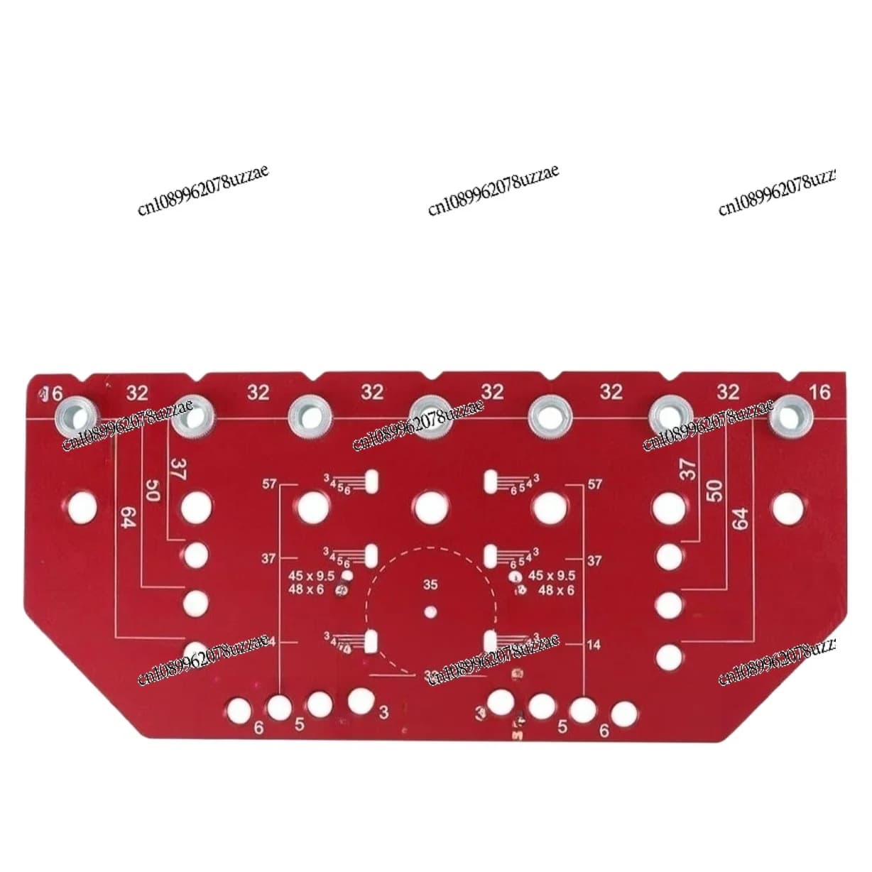 Posizionatore di Foratura per Cerniere 2-in-1 da 35mm, Punzonatrice per Maniglie, Cerniere di Cassetti, Ante di Armadi e Pannelli