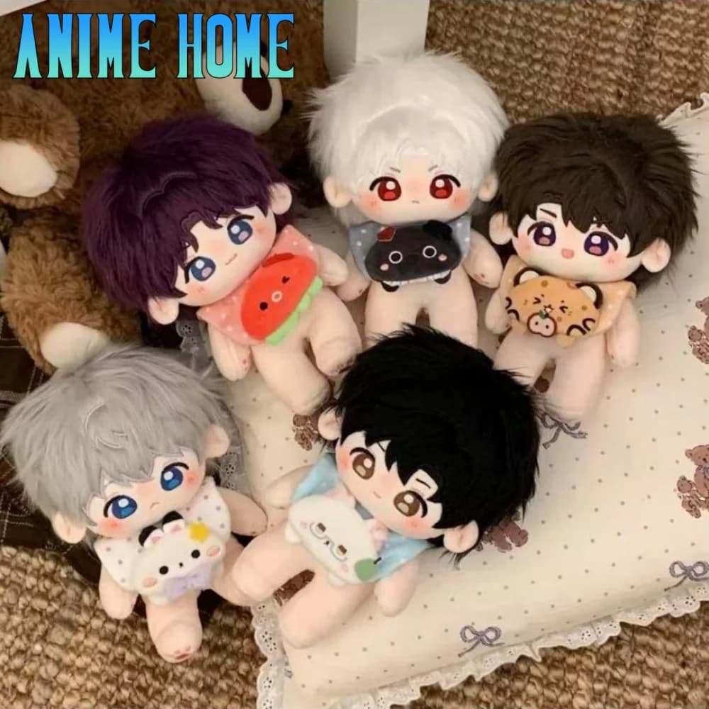 Peluche Disponibile Love and Deepspace Xavier Zayne Rafayel Sylus Caleb 20cm Bambola Giocattolo con Corpo in Stoffa e Bavaglino per Cosplay