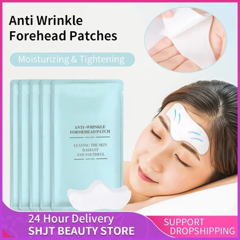 2/4/6pcs Anti-rughe Fronte Linea di Rimozione Gel Patch Maschera Rassodante Linee di Scenare Viso Adesivi Per La Cura Della Pelle Anti-età Idratante