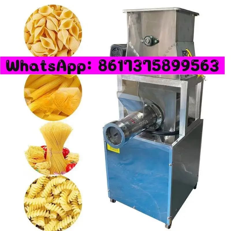 Macchina per la produzione di spaghetti con estrusore per macaroni e noodle industriale automatico per pasta Macchine per la produzione di prodotti per cereali