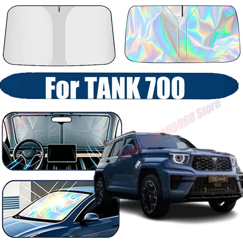 For TANK 700 Windshield Sun Shade Foldable UV Reflective Front Window Sun Protection Cover Accessories