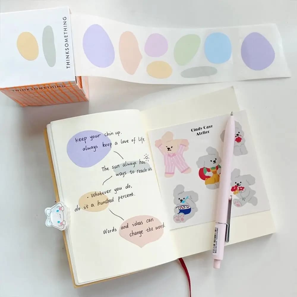 DIY 100PCS/Set Simplicity Pull-out Design Memo Pad DIY Full Adhesive Sticky Note Multifunctional Tearable Notepad Students Gift