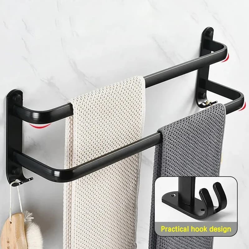 Porta asciugamani monostrato/doppio strato/triplo strato Porta asciugamani Porta asciugamani Porta asciugamani da bagno Porta asciugamani a parete multistrato