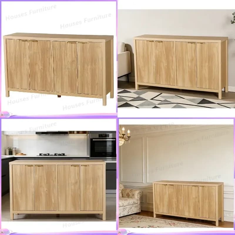 Modern Shoe Cabinet 4 Door Large Capacity Storage Organizer Entryway Hallway Closet Furniture Home Warehouse Shelf Rack