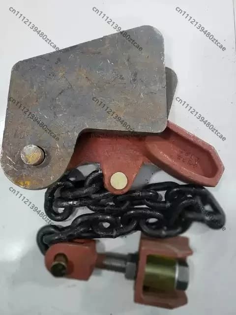 Chain Type Auto Lock Safety Hook For Engineering Mud Dumper Truck Rear Cargo Gate Hardware Replacement Spare Parts