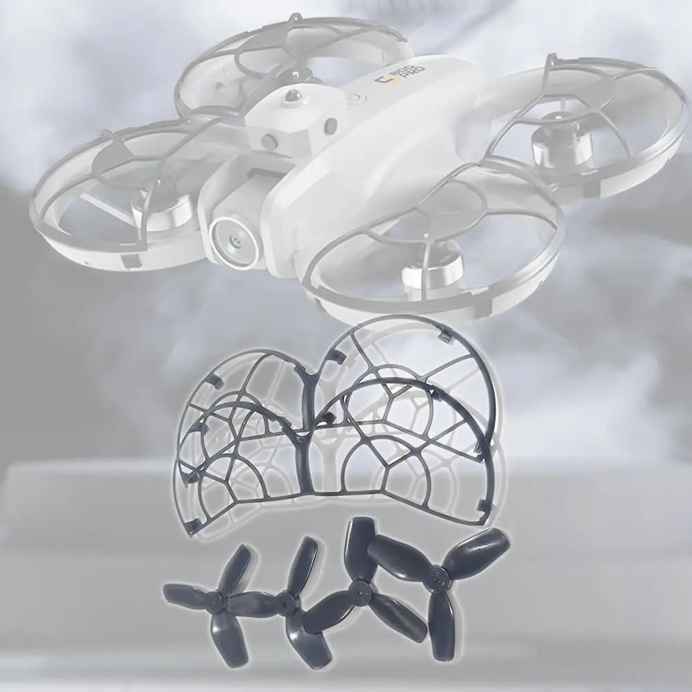Drone Brushless ES800PRO, Quadricottero RC ES800 Pro, Parti di Ricambio Originali, Telaio Protettivo + Accessori Eliche