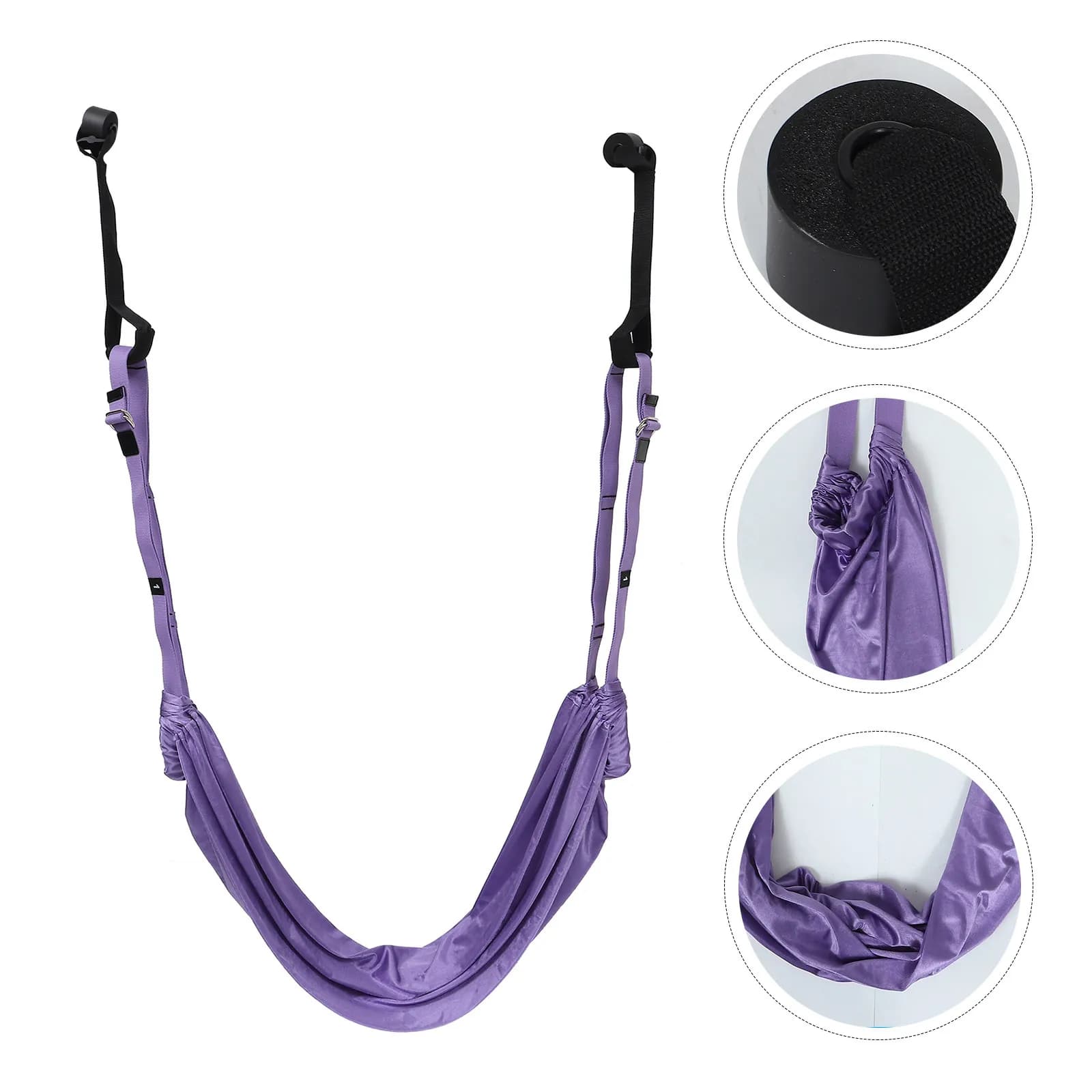 1 set di cinghie per stretching yoga, design leggero e resistente, per palestra domestica, fitness, cinghie per allungamento del corpo, strumento per allenamento con banda di resistenza