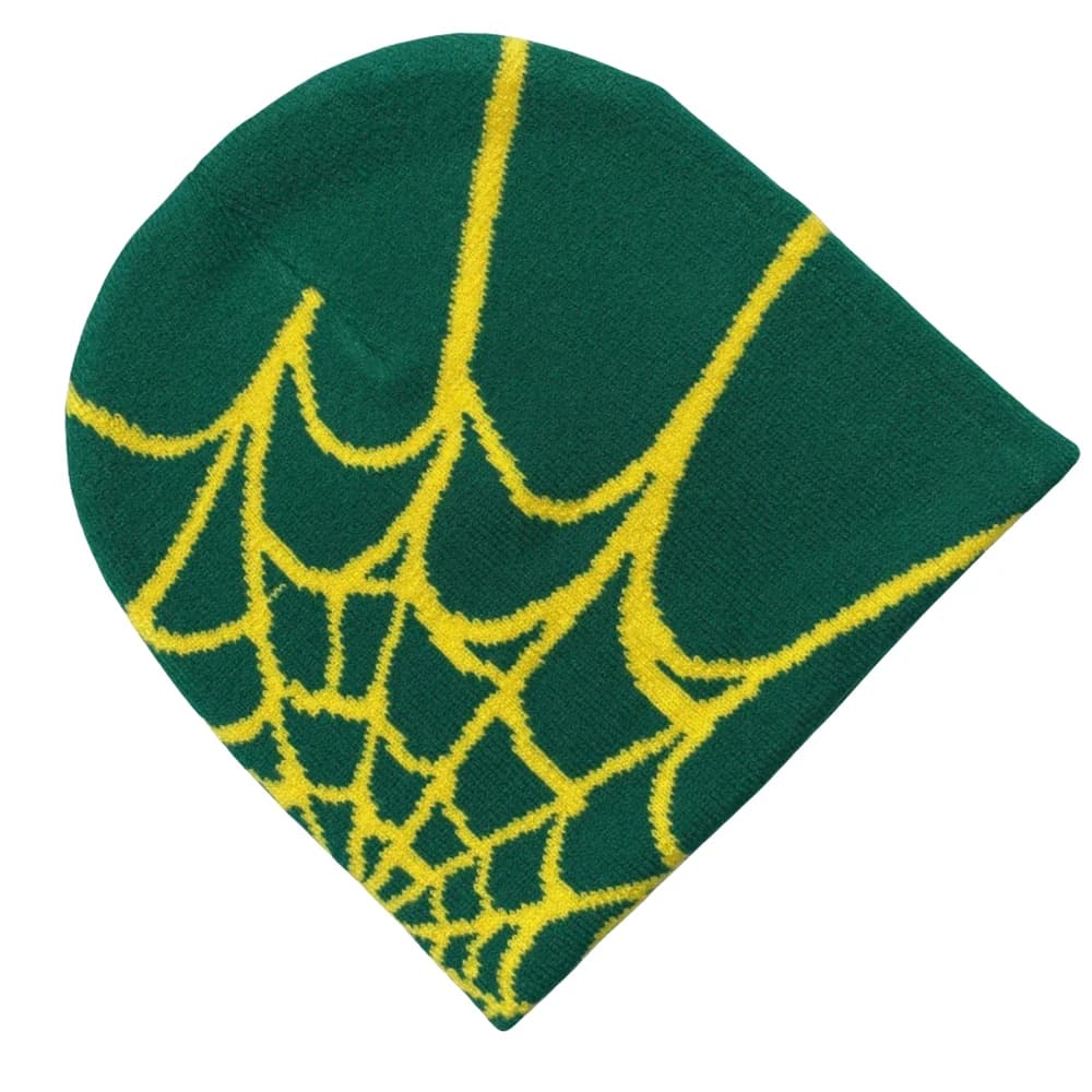 Berretto Invernale Caldo con Design a Ragnatela, Cappello Unisex per Climi Freddi all'Aperto