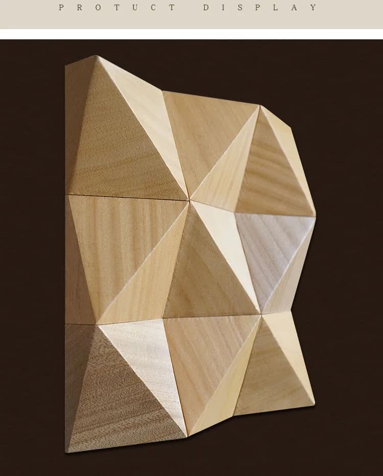 6 pezzi di pannelli in legno acustici diamantati 30x30 cm Trappola a bassa frequenza Scheda di diffusione di assorbimento acustico per parete di fondo domestico