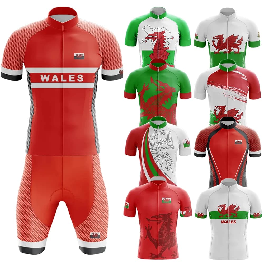 Wales Cycling Clothing Mtb Men's Clothing Men's Shirt Professional Shorts Men's Sweater Summer Bike Sweater Men's Wallet