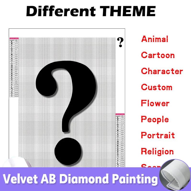 Diversi temi Mistero Pittura diamante Velluto fai da te Canva AB Trapani Misterioso punto croce di immagini Kit 5D Decorazioni per la casa