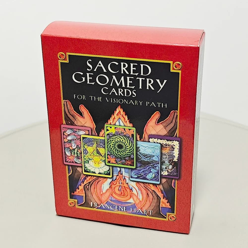 Sacred Geometry Cards for The Visionary Path 10.4*7.3cm - 64 Pcs Oracle Cards Integrating Math, Science, and Spirituality