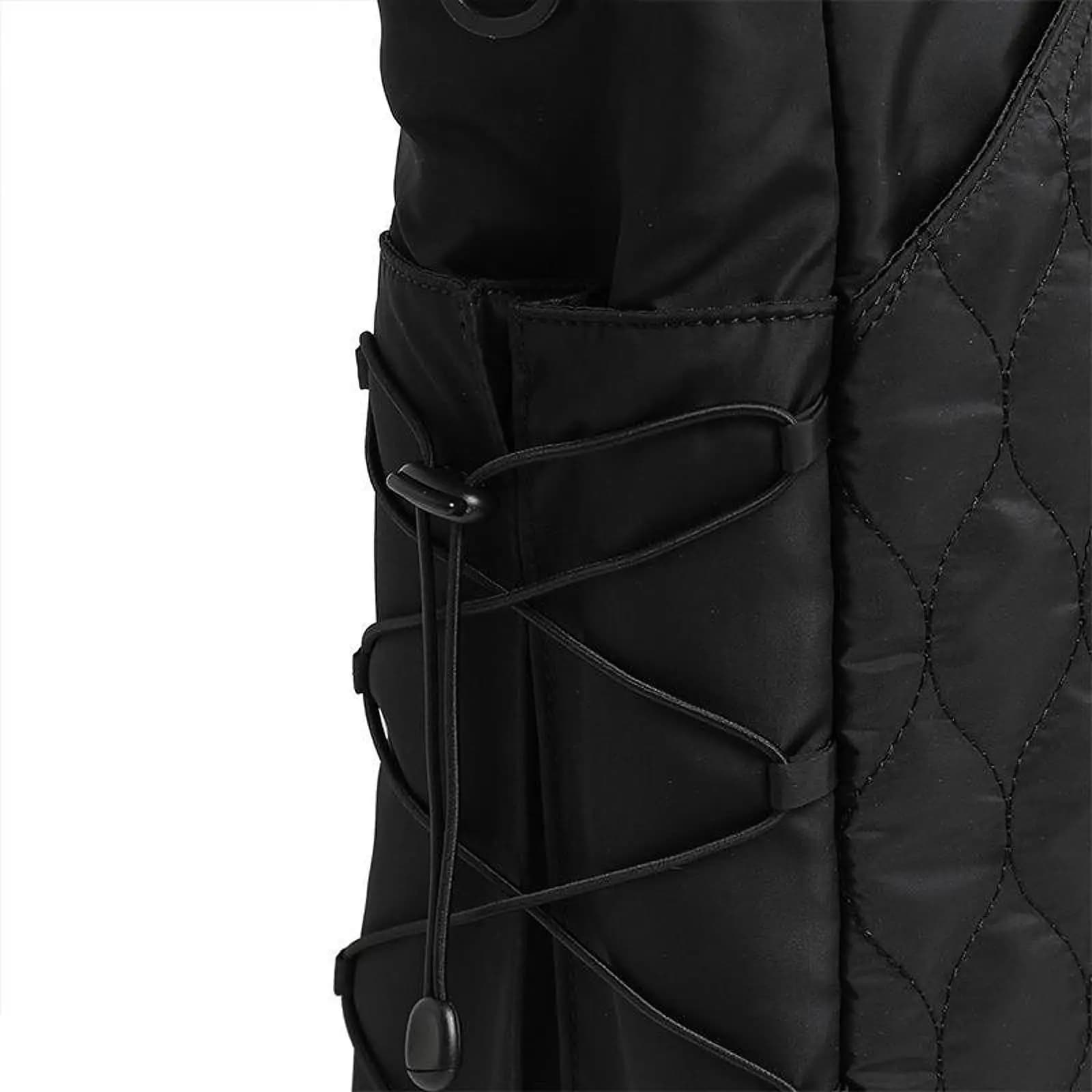 Badminton Bag with PU Quilted Design, Multifunctional Bag for Pickleball, Spacious Tennis Rack Bag, for Training and Travel