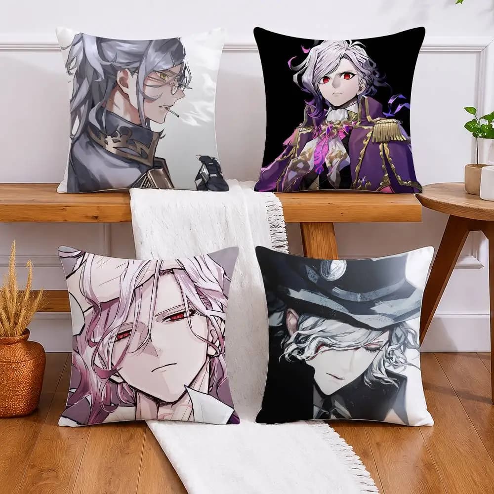 E-Edmond D-Dantes F-Fate Pillow Case Pattern Printed Pillowcase For Living Room Sofa Cushion Cover