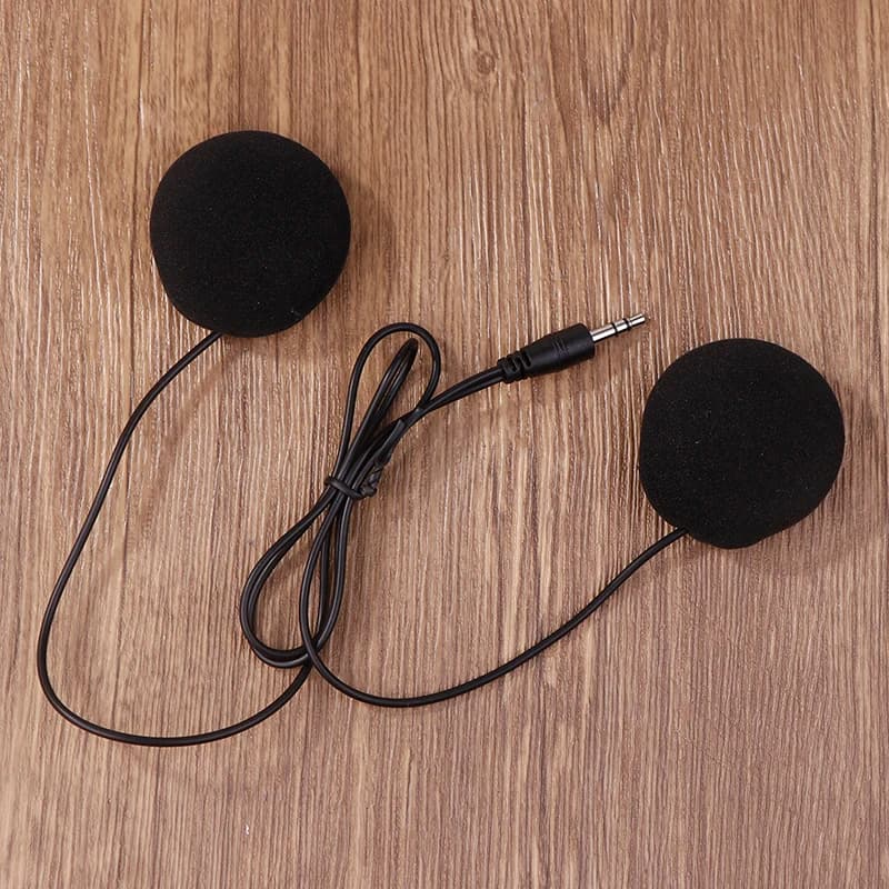 Microfono cablato morbido Cardo Freecom/Spirit per interfono Bluetooth da casco moto e altoparlante da 3,5 mm