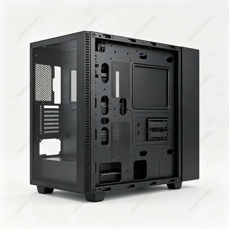 3.5‑Inch Multi‑Bay Hard Drive Chassis Storage Enclosure for Desktop PC NAS Mass Data Storage Expansion Use