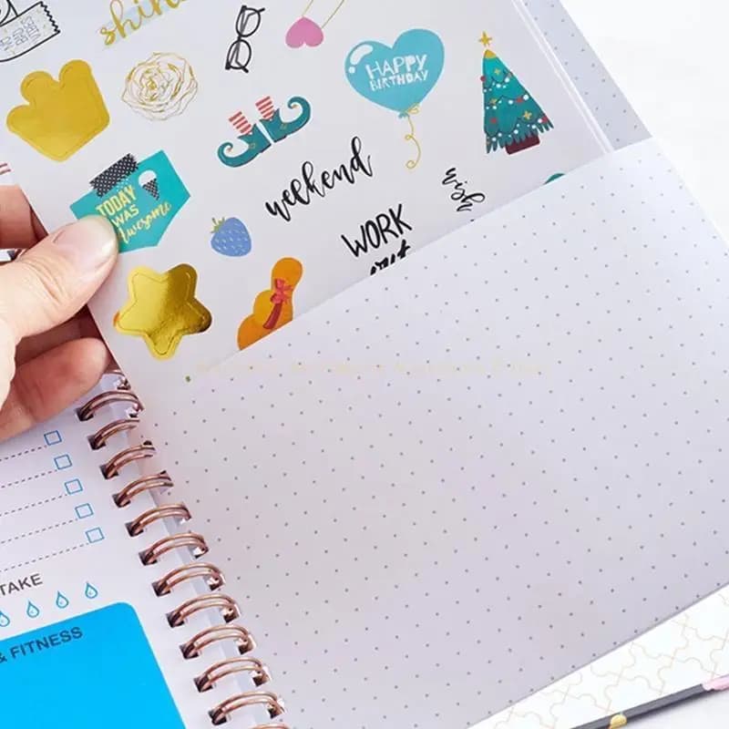 Planner in pelle diario Notepad Business Notebook Daily Weekly-List