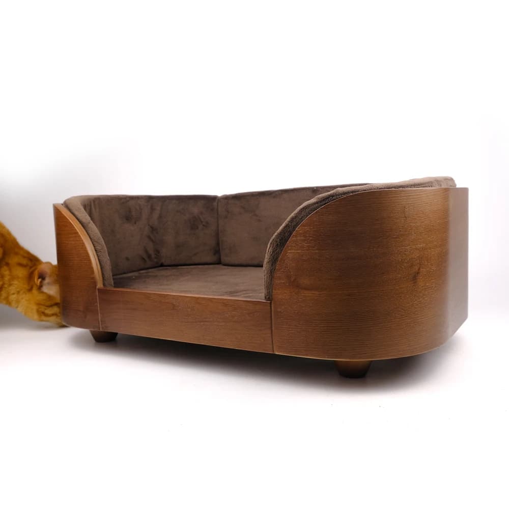 Cuccia di Lusso per Cani in Legno con Cuscinetti Isolanti - Bestseller