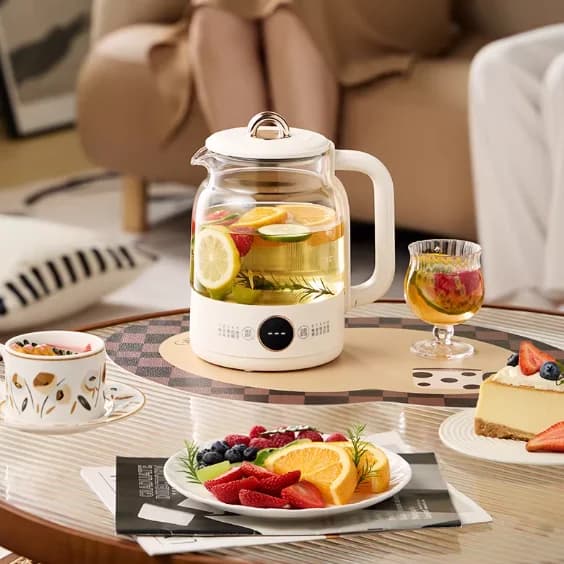 New Design Electric Kettle Multifunctional Glass Kettle Jug Smart Temperature Boil Water Tea Decoction Kettle Home Appliances