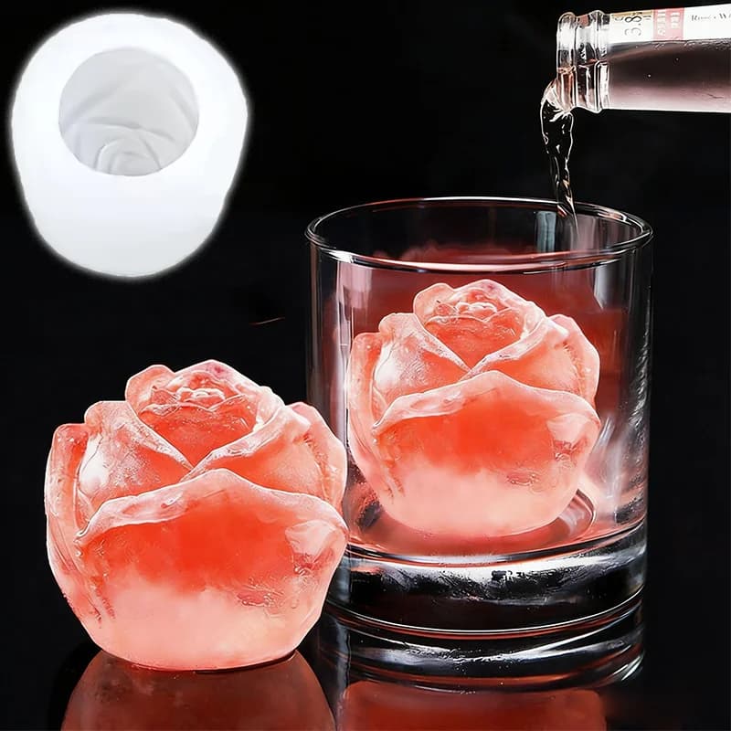 3D Rose Peony Flower Silicone Mold for Candle Soap Resin Gypsum Chocolate Cake Fondant Baking DIY Craft Mold Tool