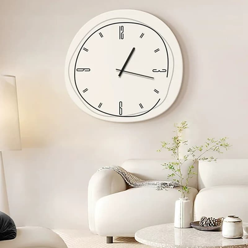 Nordic Modern Wall Watch Minimalist Living Room Simple Fashion Creative Clock Wall Design Aesthetic Horloge Home Decoration