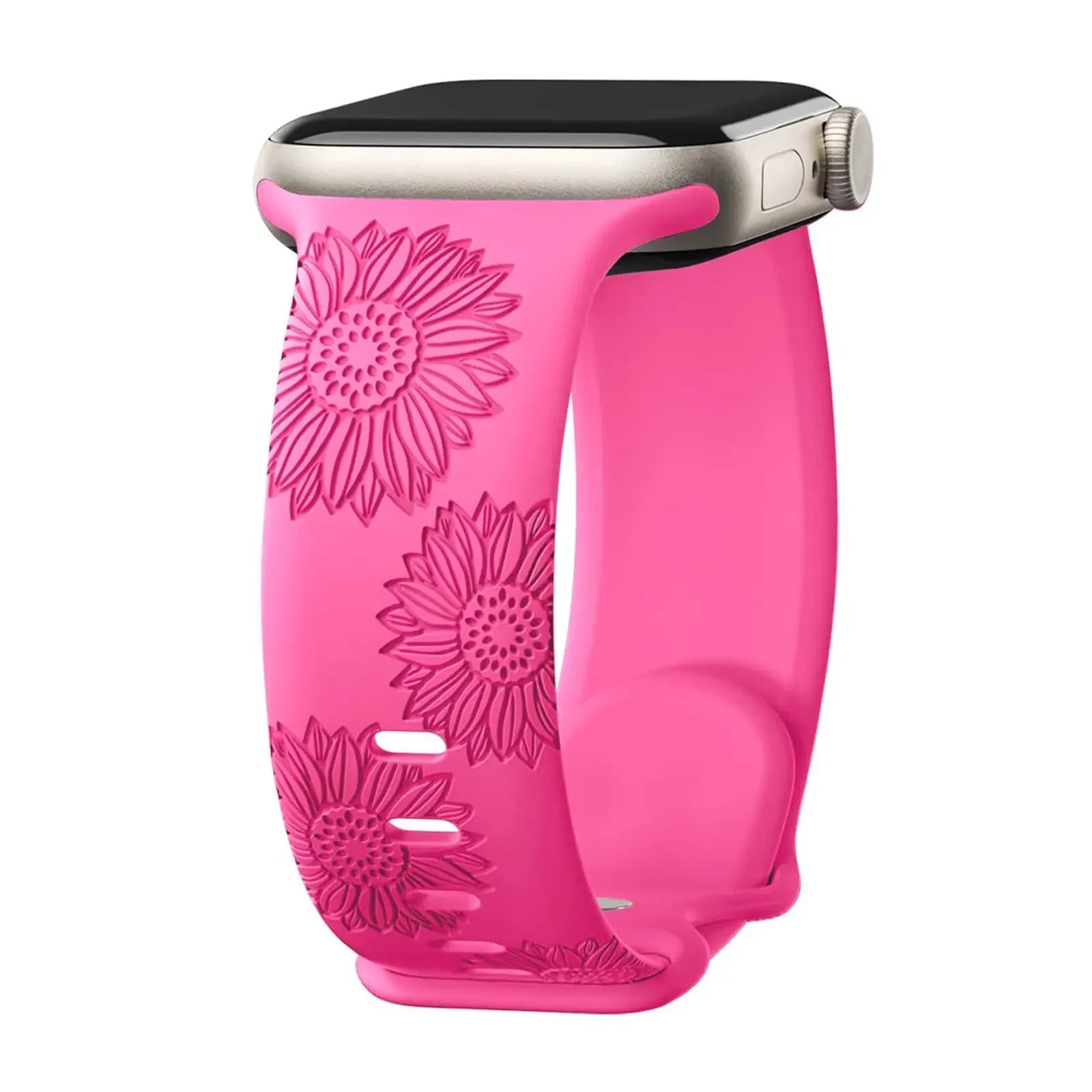 Silicone Strap For Apple Watch band women Series 11/10/9/8/7/6/5/4 38mm 40mm 41mm 42mm 44mm 45mm 46mm 49mm