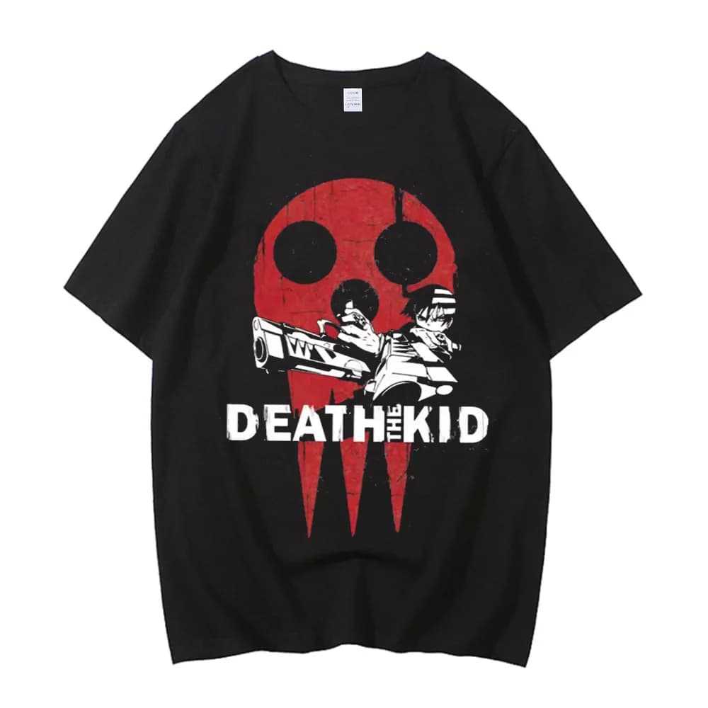 Soul Eater cotton tshirt men kawaii Graphic Pop Culture Trendy hip hop 2000s t shirt women anime Retro Classic Comfortable