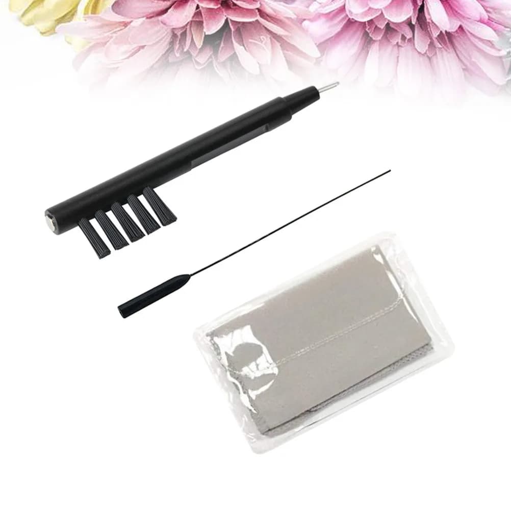 3Pcs Hearing Aid Cleaning Brush Set Multi-Function Wax Removal Tool with Magnet Tip for Earpiece Cleaner Hearing Amplifier Kit