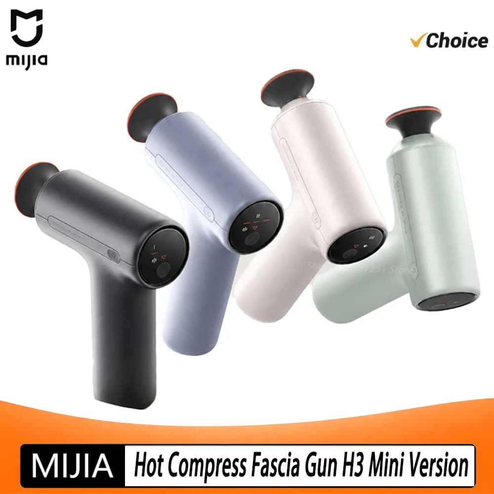 2026 MIJIA Hot Compress Fascia Gun H3 Mini 12kg Strong Thrust Sports Fitness Muscle Deep Massage 440g Portable Massager