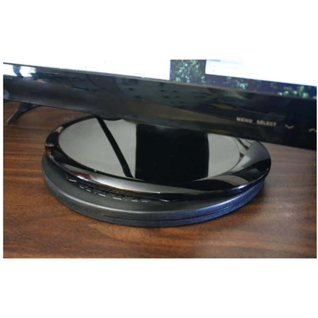 Supporto TV Girevole a 360 Gradi Multiuso in Plastica, Piattaforma Rotante per Laptop, Computer e Scaffale Espositivo