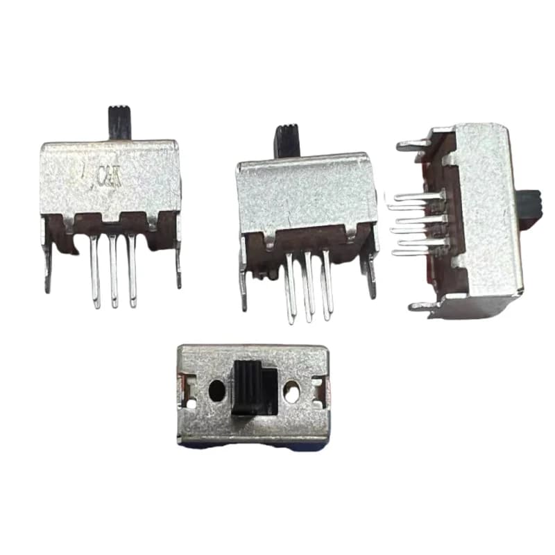 1 PZ/LOTTI US C&K OS202011MV4QS1 Levetta switch with 6 pin bracket 2 positions Vertical Power Slide Switching