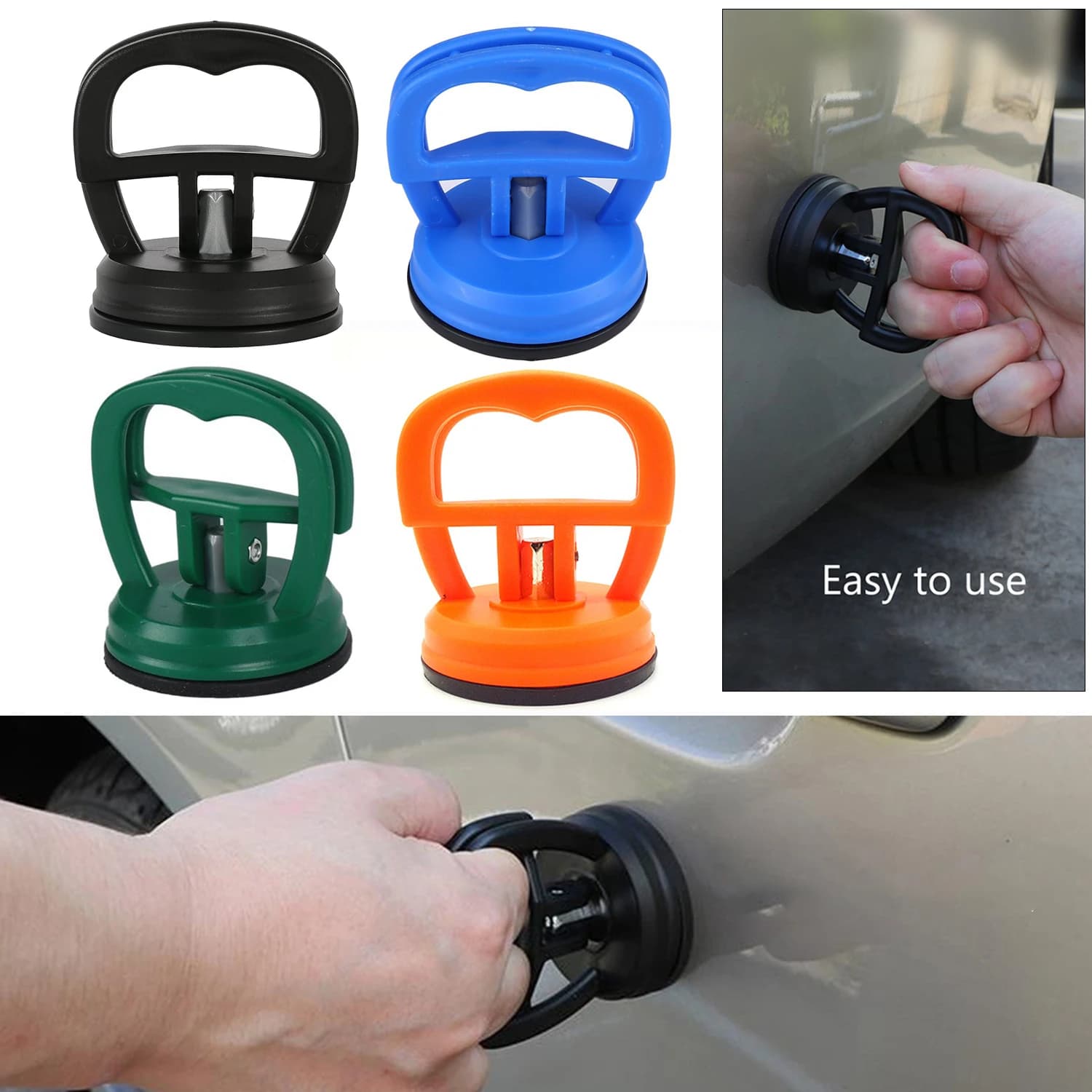Carico massimo 15 kg Ceretta Mini Estrattore per rimozione ammaccature per auto Strumenti per la rimozione ammaccature per carrozzeria automatica Forte ventosa Kit di riparazione auto Accessori