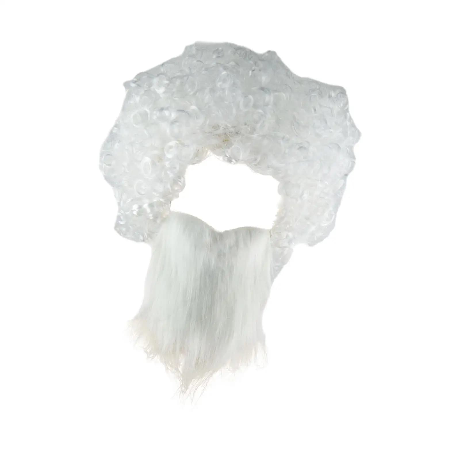 Set di capelli e barba per travestimento con corda elastica per adulti, trucco e peli facciali