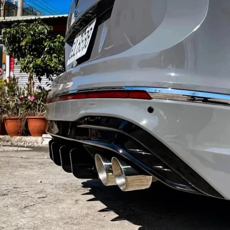 Rear diffuser for bumpers Tiguan R/R-line/Standard 2017-2024, SP Carrozzeria Kit
