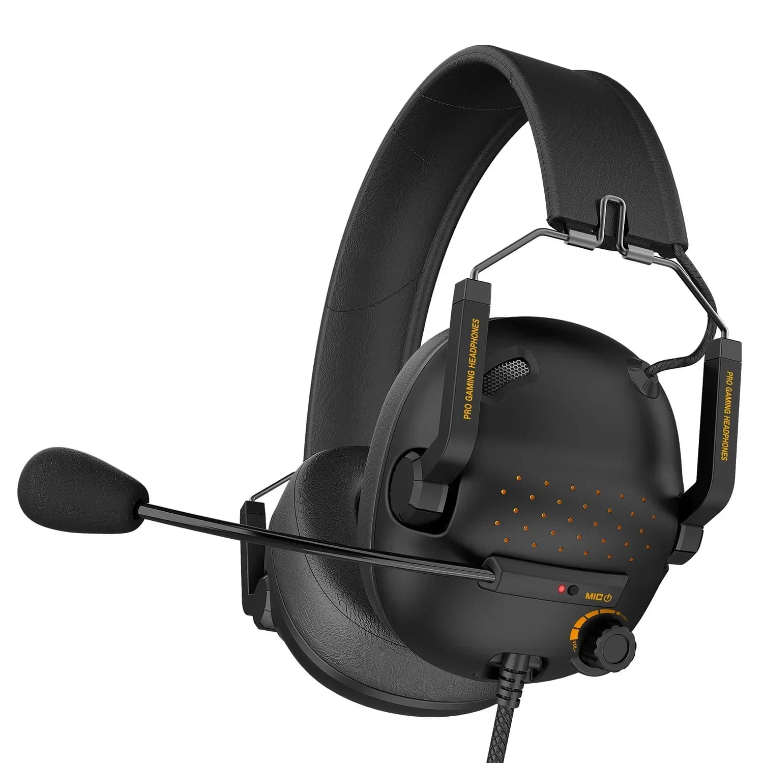 Play headphones with surround sound Pro with noise cancelling microphone, portable headphones for PC, PS4, PS5, Xbox