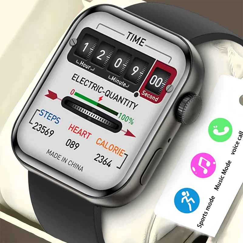 Maoyuan 2024 new smartwatch man Bluetooth 5.01.83 TFT square screen 240*284 high definition touch screen called sports Bluetooth