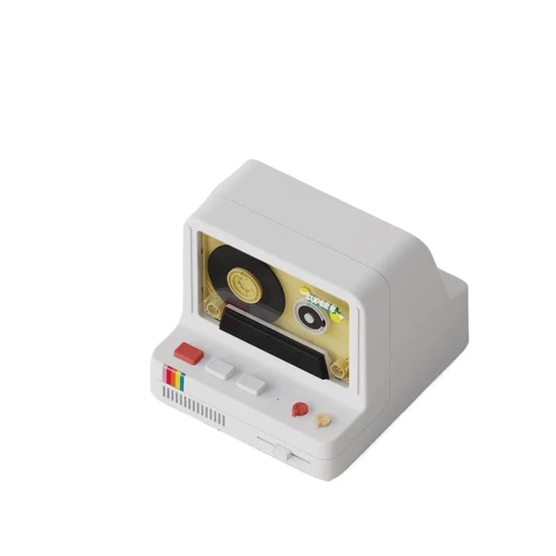 Creativo retro nastro altoparlante bluetooth atmosfera aromatica luce notturna audio pratico regalo di compleanno