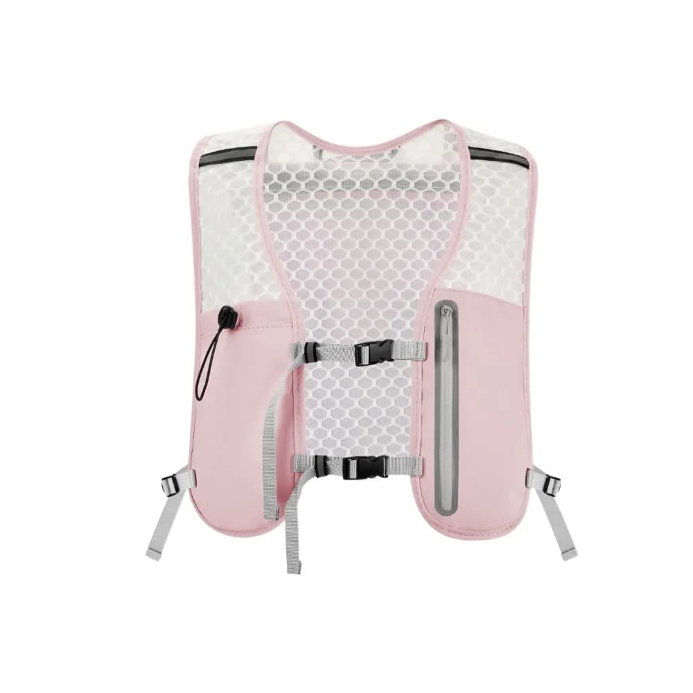 Breathable Anti-slip Light Race Vest with Water Bag, Comfortable and Waterproof Petto Raincoat, Sports Bag