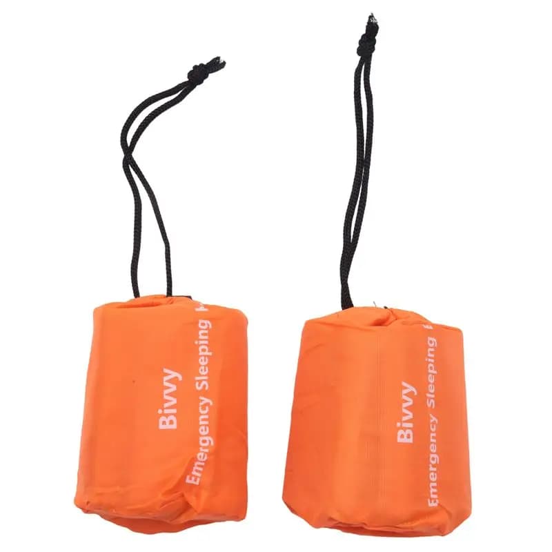 【STOCK】2-Pack Emergency Sleeping Bag Thermal Waterproof Survival Blanket for Outdoor Camping Hiking