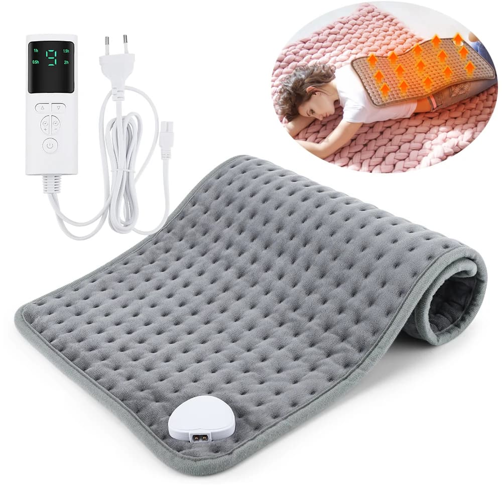 Aggiornamento Coperta di Riscaldamento Elettrico Piede Mano Addome Scaldino Invernale Coperte Termiche Lavabili Tappetino Riscaldato Per Divano Letto 58x29 CM